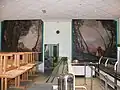 The refectory and its frescoes, painted by Albert Dagnaux