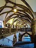 New Town Hall Munich, hallway and staircase