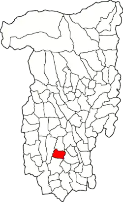 Location in Vâlcea County