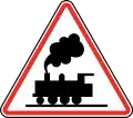124 Level crossing without barriers or half barriers