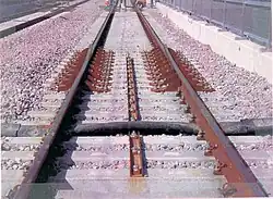 A breather switch on a TGV line