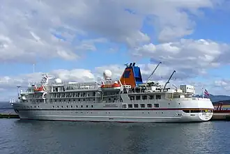 MS Bremen in Ushuaia, Argentina