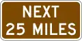 M11-1dP National Historic Trail - Distance (plaque)