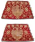 A pair of gold-embroidered crosses (18th century)