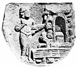Visit of Indra to the Indrasala Cave