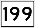 State Route 199 marker