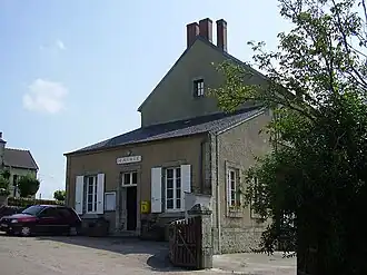 The town hall in Gâcogne