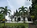 Cungkup styled with Minangkabau architecture at Tuanku Imam Bonjol's grave in Minahasa