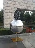 “Creation”. 2014, bronze, stainless steel – Changchun (Jilin)