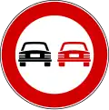 No overtaking