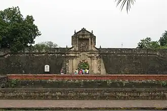 Fort Santiago gate after restoration