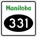 Provincial Road 331 marker