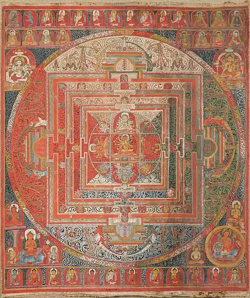Image 15Mandala, unknown author (from Wikipedia:Featured pictures/Culture, entertainment, and lifestyle/Religion and mythology)