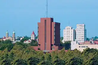 Skyline of downtown Mansfield