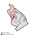 Location in the municipality
