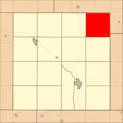 Location in Cuming County