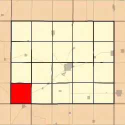 Location in Crawford County