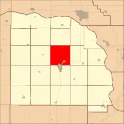 Location in Saunders County