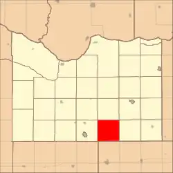 Location in Knox County