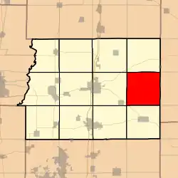Location in Franklin County