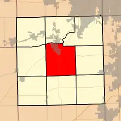 Location in Kendall County
