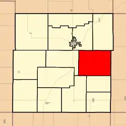 Location in Anderson County