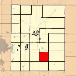 Location within Butler County