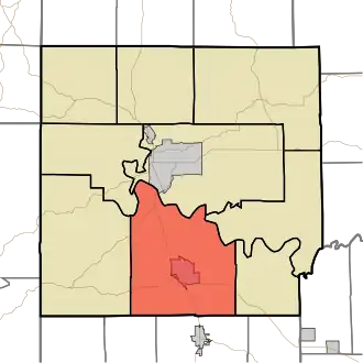 Location in Lawrence County