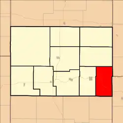 Location in Elk County