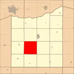 Location in Butler County