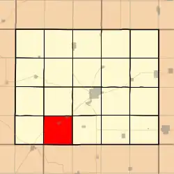 Location in Crawford County