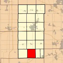 Location in DeKalb County