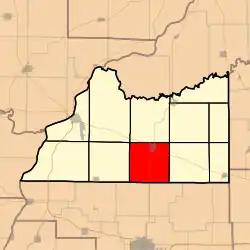 Location in Cass County