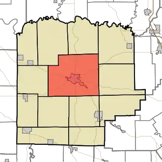 Location in Washington County
