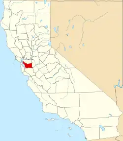 Location in California