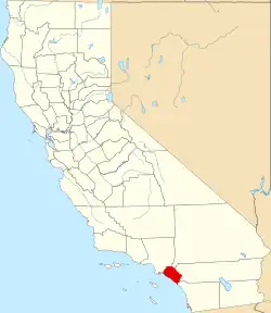 Location in California