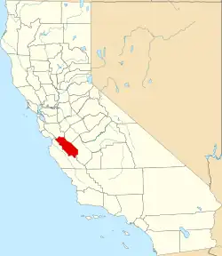 Location in the state of California