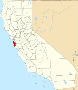 Location in California
