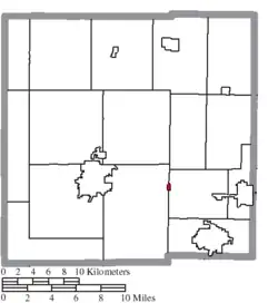 Location of North Robinson in Crawford County