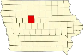 Webster County map
