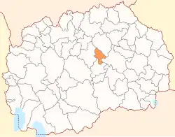 Location of Municipality of Lozovo
