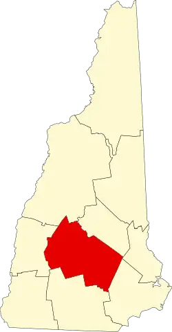 Merrimack County map