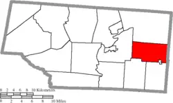 Location of Beaver Township in Pike County