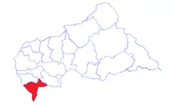 Sangha-Mbaéré, prefecture of Central African Republic