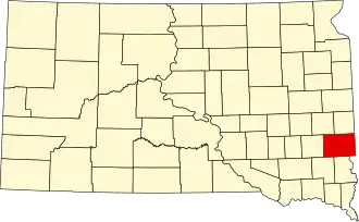 Minnehaha County map