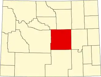 Natrona County map