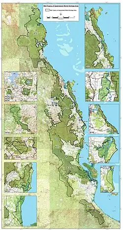 Map of the region, 2012