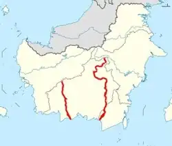 where Parosphromenus kishii live in Borneo