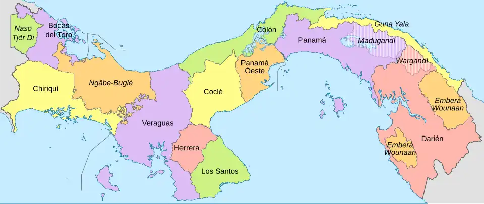 Image 8A map of Panama