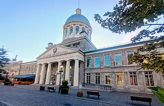 Bonsecours Market, as seen from the Old Port of Montreal